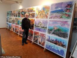 House of puzzles jigsaws are designed and manufactured in the uk. Man Set To Complete 190 Square Feet Jigsaw Discovers One Of The 54 000 Pieces Is Missing Daily Mail Online
