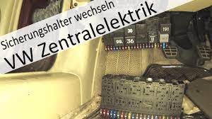 Frontscheinwerfer schaltplan vw golf iv. Vw Zentralelektrik Sicherungs Und Relaishalterung Wechseln Wie Und Warum Eigentlich Youtube