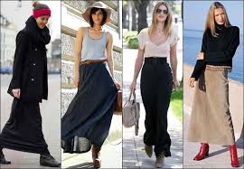 How To Wear And What To Wear With Long Skirts Fashion News Slim Fit Skirts Style Maxi Dress Long Skirt Fashion