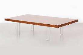 D7 milo coffee table has a triangular shape but it flexible like a circle. Milo Baughman Coffee Table Matthew Rachman Gallery