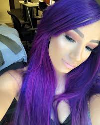 Sasha Banks Her Hair Long Hair Styles Purple Hair