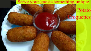 Potato Croquettes Recipe In Hindi Potato Bullets With Cheese Party App Potato Croquette Recipe Recipes Herb Roasted Potatoes