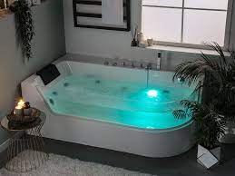 Einige modelle erfordern hierbei nur sehr wenige anpassungen. Whirlpool Badewanne Weiss Eckmodell Mit Led 170 X 80 Cm Acuario Beliani De
