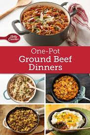 One Pot Ground Beef Dinners That Ll Get You Back In Your Groove Dinner With Ground Beef Beef Dinner Meat Recipes For Dinner