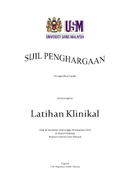 Sijil ini merupakan sesuatu yang penting juga untuk individu mahupun institusi kerana ia amat diperlukan untuk melihat semula apa. Tugasan 6 Sijil Penghargaan