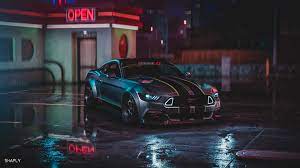 1680x1050 Ford Mustang Gt Neon Harmony 4k 1680x1050 Resolution Hd 4k Wallpapers Images Backgrounds Photos And Pictures