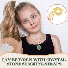 Tondiamo 3 Pcs Crystal Necklace Holder Cage Pendant Adjustable Empty Stone  Holder Necklace Crystal Cage Stand Jewelry DIY Men(Gold)