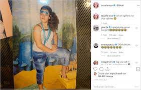 Find me on ig @tasyafarasya thankyou @lifetime.design udah nge renov kamar banyku! Tasya Farasya Bikin Syok Pamer Foto Lawas Saat Remaja Tali Kutang Melorot Bikin Salfok