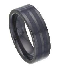Men S Black Ceramic Ring With Black Carbon Fibre Inlay Black Ceramic Ring Ceramic Rings Ceramic Wedding Bands
