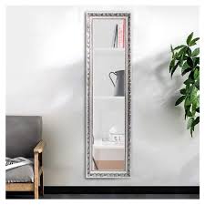 Mirror hardware custom glass & acrylic pricing guides. Beauty4u Silver Full Length Mirror 140x40cm Large Vintage Ornate Wall Mirror For Living Room Or Bedroom Buy Online In Gibraltar At Gibraltar Desertcart Com Productid 180724458