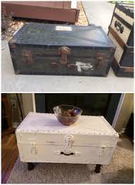 With a stable flat lid, the wooden trunk can also be used as a coffee table trunk chest, or side table on the couch. Treasure Chest Style Coffee Table Download Vintage Military Trunk Repurposed Into A Coffee Ta Military Trunk Repurposed Coffee Table Trunk Trunk Repurposed