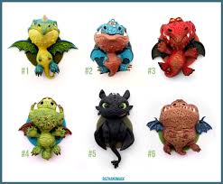 It is important in the creative process to teach the child how to combine colors. Dragon Charms Collection Clay Sculptures By Buzhandmade On Deviantart