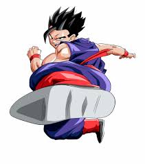 In dragon ball gt, he retains his hairstyle from the end of dragon ball z with the only difference being it is a little longer and is fully swept up, not having any hanging bangs. Gohan Dragon Ball Z Gohan Buu Saga Transparent Png Download 2756632 Vippng