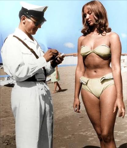 In the 1920s, some beaches across the United States enforced strict swimsuit regulations. Police officers and beach inspectors were even photographed carrying tape measures or wooden rulers to ensure women's swimsuits complied