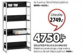 Jysk je danski najveći maloprodajni lanac namještaja, dekorativnog enterijera, koji posluje na međunarodnom nivou. Akcija Jysk Police 301853