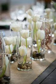 Diy Wedding Centerpieces Tulips In Glass Vases Do It Yourself Ideas Spring Wedding Centerpieces Diy Wedding Flower Centerpieces Flower Centerpieces Wedding