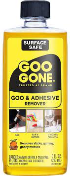 Maybe you would like to learn more about one of these? Amazon Com Goo Gone Adhesive Remover 8 Ounce Surface Safe Adhesive Remover Safely Removes Stickers Labels Decals Residue Tape Chewing Gum Grease Tar Health Household