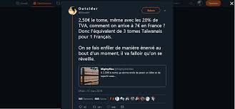 We did not find results for: Taiwan Vs France Les Maisons D Editions En France Nous Arnaquent Elles En Vendant Des Mangas A 7 Euros Le Jardin Du Crepuscule