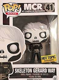 Amazon Com Funko Pop Rocks My Chemical Romance Red Tie Gerard Way Action Figure Funko Pop Rocks Toys My Chemical Romance Gerard Way Hot Topic Funko Pop
