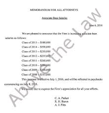 Some firms will pay the same salary in all their offices across the us, while others will pay different rates in different markets. Breaking Ny To 180k Cravath Raises Associate Base Salaries Above The Law