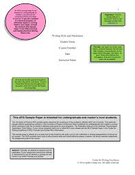 Paragraph spacing determines the amount of space above or below a paragraph. Example Apa Formatted Essay