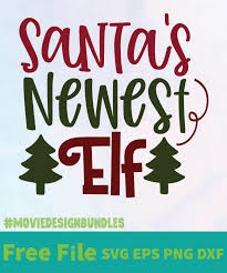 There are a lot of good reasons that we should be using svgs, but they can seem complicated and scary. Santa S Newest Elf Free Designs Svg Esp Png Dxf For Cricut Movie Design Bundles