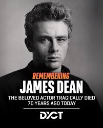 Remembering James Dean Seventy years ago today, Hollywood lost James Dean  at just 24. In his short career, he delivered unforgettable performances in  Rebel Without a Cause, East of Eden, and Giant,