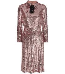 Pale Pink Sequin Embellished Dress Embroidered Cocktail Dress Brown Cocktail Dresses Metallic Cocktail Dresses