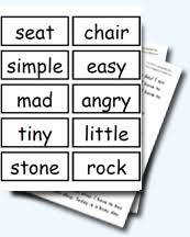 Set in stone, carved in stone. Synonym Worksheets And Teaching Activities