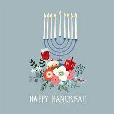 Happy Hanukkah Greeting Card Invitation With Hand Drawn Candleholder Dreidle Ad Card Hanukkah Greeting Happy Hanukkah Funny Christmas Greeting Cards