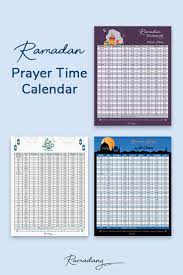 Ramadan Prayer Time Month Calendar Ramadan Prayer Prayer Times Ramadan