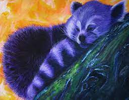 Purple Red Panda By Phoenixfyre6967 On Deviantart Red Panda Purple Panda