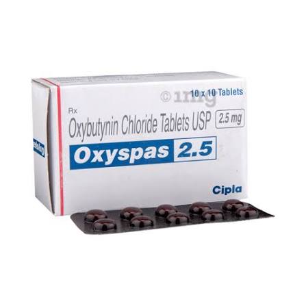Buy Oxyspas 2.5 Tablet Online: View Uses, Side Effects, Price, Substitutes | 1mg