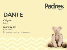 Vanidades Familia Dante Es Nuestro Primer Nombre Del Mes Conoce Mas Nombres Latinos En Https Goo Gl 6xnidj Facebook