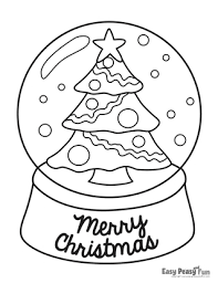 Easy santa hat christmas coloring pages for preschoolers. Christmas Coloring Pages Easy Peasy And Fun