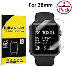 Amazon Com 3 Pack Apple Watch 38mm Screen Protector Hartser 9h Hardness Anti Bubble Anti Screen Protector Apple Watch 38mm Tempered Glass Screen Protector