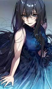 Pin By Michel Van Der Linden On Anime Is Art Black Hair Blue Eyes Girl Black Hair Green Eyes Girl Anime Black Hair