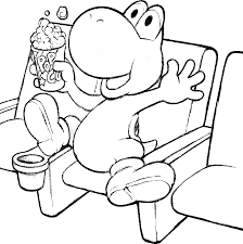 Print een mooie sinterklaas kleurplaat om in te kleuren en aan de sint te geven. Kleurplaat Yoshi Mario Kleurplaten Nl Kleurplaten Yoshi Mario