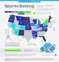 Mapped: Legal Sports Betting Totals by State