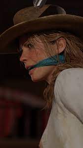 3d bandit blonde hair bondage bound bounty hunter cleave gag  cowboy hat cowgirl gag gagged half naked hat kidnapped nude red dead  redemption (series) red dead redemption 2 restrained