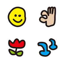 Graffiti Emoji Simple Line Emoji Line Store