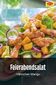 Feierabendsalat Mit Hahnchen Und Mango Rezept In 2020 Essensrezepte Rezepte Gesund Salat