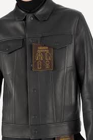 Louis Vuitton Staples Edition Leather Denim Jacket Ready To Wear Louis Vuitton Leather Denim Denim Jacket Men Louis Vuitton