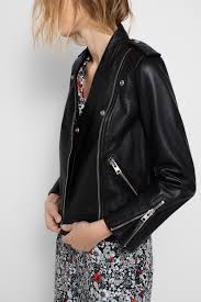 Loon Leather Jacket Black Zadig Voltaire Jackets Leather Jackets Women Leather Jacket