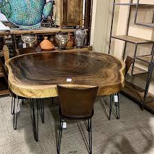 Epoxy table, dining, sofa, center table top live edge walnut table ,custom order, epoxy resin river table, round wood 24x24, 36x36 inch. Artisan Furniture Finds Sold Live Edge Round Table