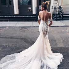 Theluxuryist Wedding Dresses Wedding Dress Champagne Backless Wedding Dress