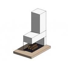 Modern Fireplace Revit Family