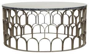 4 out of 5 stars. 39 Round Coffee Cocktail Table Metal Base Antique Silver Finish Stone Top Contemporary Coffee Tables By Noble Origins Llc Houzz
