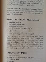 Sweet And Sour Meatballs Betty Crocker Cookbook I Use Store Bought Meatballs Sweet And Sour Meatballs Betty Crocker Recipes Chili Recipe Turkey