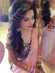 Photo By Mumbaimakeupartist By Kisha Bridal Makeup Front Hair Styles Hair Styles Wedding Hairstyles For Long Hair